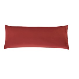 Elegant Comfort Solid Pillowcases 1500 Premium Hotel Quality Microfiber - Smooth Weave, Wrinkle and Stain Resistant, Easy Slip-On, 1-Piece Set, Body Pillowcase, Burgundy