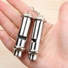 XMHBG Whistle, 2 Pcs Metal Police Whistle with Lanyard Security
