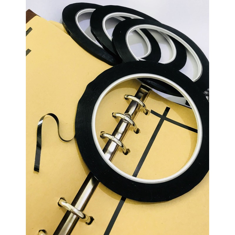 GoProver 6 Pack 3mm 1/8 inch Lightning Width Graphic Tape