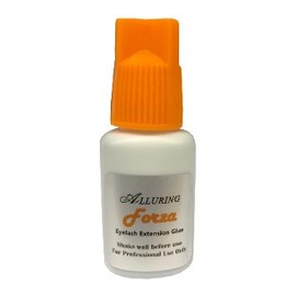 Alluring Forza Adhesive - Low Fumes, flexible, Less Irritation (great for 3D 5D Volume Lashes) size 3ml & Alluring Glue Remover