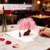 Pop Up Anniversary Card, 3D Cherry Blossom Love Tree Hearts