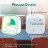 Yunbaoit Visual Timer with Night Light, 60-Minute Countdown Timer for