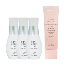 Mastina White Mastic Season 4 Core Ampoule 30ml 3pcs + Tone-up Sun Cream 50ml / 매스티나 화이트 매스틱 시즌4 코어 앰플 30ml 3개+톤업 선크림 50ml