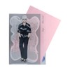 Sunstar Stationery Blue Rock Clear File, 5 Pockets, Nagi, S2139987