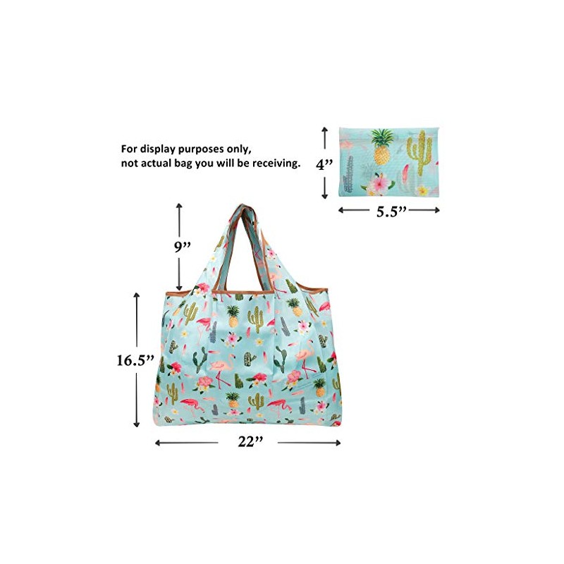 Allydrew - Bolsa de comestibles reutilizable, Perros negros, Large, 1