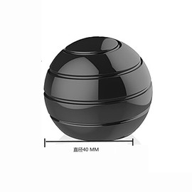 Desktop Ball Gyro Toy Miscellaneous Metal Fingertip Gyro Finger Decompression Toy Desktop Decompression Toy for Adults (Silver)