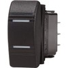 BLUE SEA SYSTEMS Contura Switch, Black, DPDT on-off-on, MFG 8286,