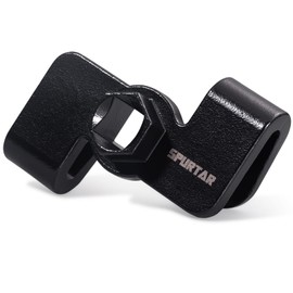 Spurtar Wrench Extender Tool, Adjustable Wrench Extender Adapter for 1/2" Drive or 21mm Hex Drive with Heat Treatment for Cheater Bar