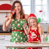 Christmas Spatula Set, 5 Pcs Kitchen Christmas Silicone Spatula Set