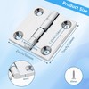316 Stainless Steel Boat Hatch Hinges,2inchx 2inch (50 X 50