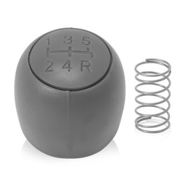 MangWany 5-speed gear knob kit suitable for Fiat Panda 169 (2003-2012), 500 500C (2007-2013) with reverse gear and return spring for the gear lever