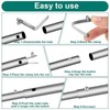 10PCS Tent Pole Clips, Tents Pole Push Button Spring Clip
