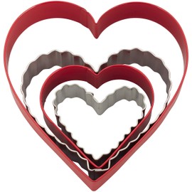Wilton 2308-1203 Nesting Metal Cookie Cutter Set, Multi-Colour, Pack of 4