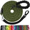 Long Dog Leash 15 FT: Heavy Duty Nylon Rope Leashes