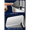 CHFNJJ Stainless Steel Storage Containers Set of 3 Stainless Steel
