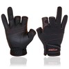 Wild Scene Fishing Gloves, Fingerless, Thermal, Neoprene & Polyurethane Material