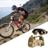 Airsoft Mask with Goggles, Foldable Airsoft Mesh Mask with Ear