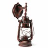 Lantern Wall Sconce Rusty Patina Finish, Exterior Antique Lantern Porch