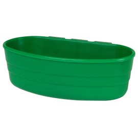 Pet Lodge Plastic Cage Cup (Green) Durable, Mountable Feeding & Watering Bowl for Small Animals & Poultry (1/2 Pint) (Item No. ACU1GREEN)