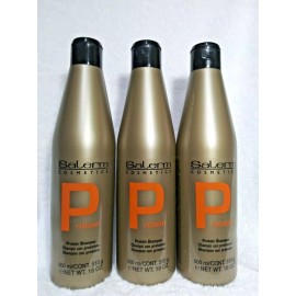 Salerm Cosmetics Protein Shampoo - 500ml/18 fl oz (3 Units)