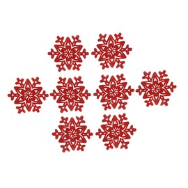 FELTECHELECTR Felt Coasters Set for Cups Christmas Holiday Coasters Round Coasters Heat Insulation Non for Thanksgiving Xmas New Year