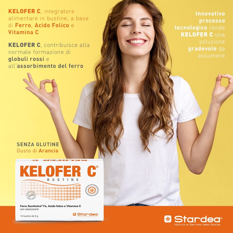 STARDEA Kelofer C, Integratore Alimentare, Contribuisce alla Formazione dei Globuli