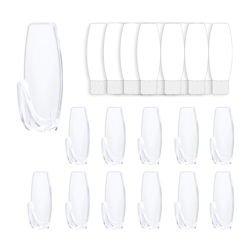 12 Large Wall Hooks for Hanging Heavy Duty, with 16