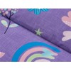 NTBED Unicorn Printed Zipper Bedding Sets Twin Lightweight Microfiber Floral