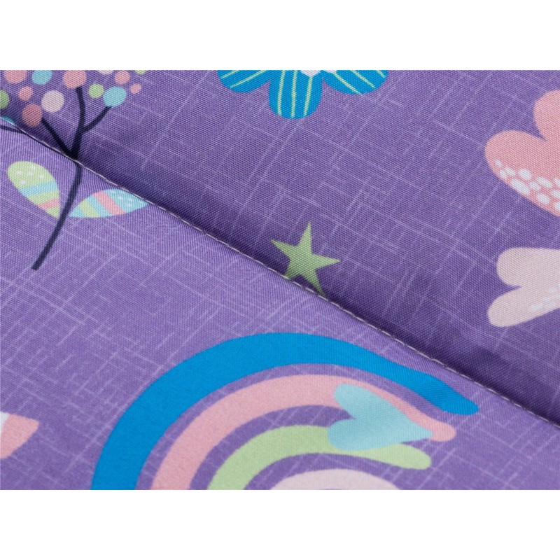 NTBED Unicorn Printed Zipper Bedding Sets Twin Lightweight Microfiber Floral