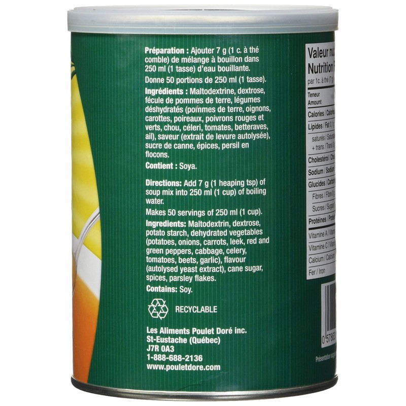 Cyrches Vegetables Dehydrated Bouillon, 350g