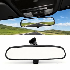 Interior Rear View Mirror Compatible with Honda Civic 2016-2021/Fit 2015-2020/Accord 2016-2022/HR-V 2016-2024/CR-V 2017-2024 Interior Mirror Replacement Replaces for 76400-TF0-A01