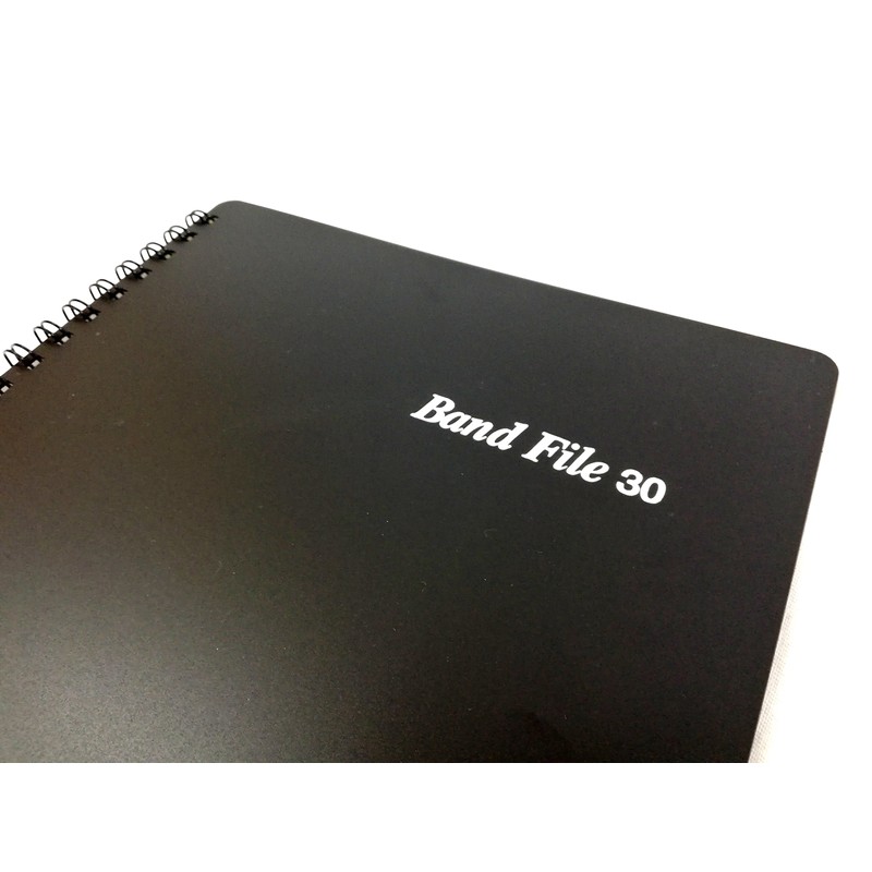 Yoshizawa BF1115-01 PEACOCK Band File Ring Type 30 Black