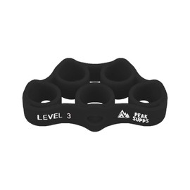 Forearm Trainer and Finger Strengthener Bands - SET OF 3 - PEAK SUPPS