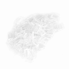 Rimless Glasses Compression Sleeves, Rimless Frames Sleeves, Rimless Glasses Repair Kit 100PCS New Clear Plastic Compression Sleeves for Rimless Glasses Fixing Accessories Tools