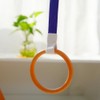 Purgano Baby Pull Ring, Wooden Activity Ring with Strap, Early