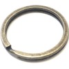 KALOKAK Double Ring Key Chain Antique Silver Double Key Ring