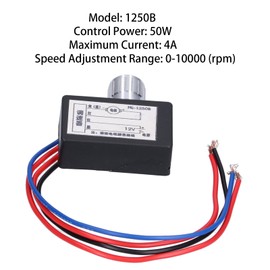 DC Motor Speed Controller, PWM DC Motor Speed Controller, 12 V Electronic Speed Controller Switch for Car Truck Fan