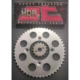 PPD Honda XR100R CRF100F 85-13 Sprocket 14/50 Set and JT HDR Chain Kit