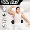 kasney Lumbar Support Pillow Ergonomic Memory Foam Lumbar Pillow, Relieve