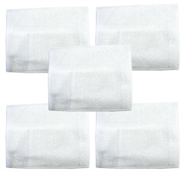 Hand® White Korean Bamboo Fiber Kitchen and Household Cleaning Cloth Double Fold Thickness - 23 x 17 cm - Pack of 5