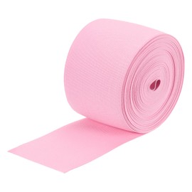 sourcing map Elastic Bands for Sewing 3" 10 Yard Light Pink Knit Elastic Spool High Elasticity for Wigs, Waistband, Pants