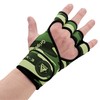 RDX Weightlifting Gloves Gym Anti Slip Long Strap Muscle Training
