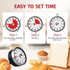 Visual Kitchen Timer, 60 Minute Mechanical Timers for Home Cooking
