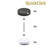 Wagner QuickClick® Felt Pads & Plastic Gliders Reversible 2 Sides