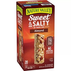 Brand of Nature Valley An Item of Nature Valley Sweet & Salty Almond Granola Bars (1.2 oz, 36 ct.) - 36 COUNT (PACK OF 1)