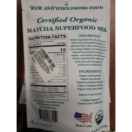 Chérie Sweet Heart Cherie Sweet Heart Organic Matcha Superfood Mix Powder 6oz 34 Servings