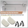 RATCHROLL 2 Set Beige Iron Sun Visor Cap Clip Clip