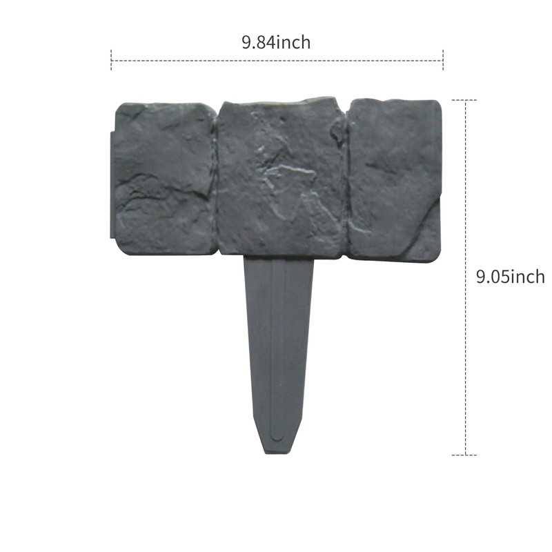 Garden Fence Decorative Plastic Fence Recyclable Plastic Barrier Environmental Protection