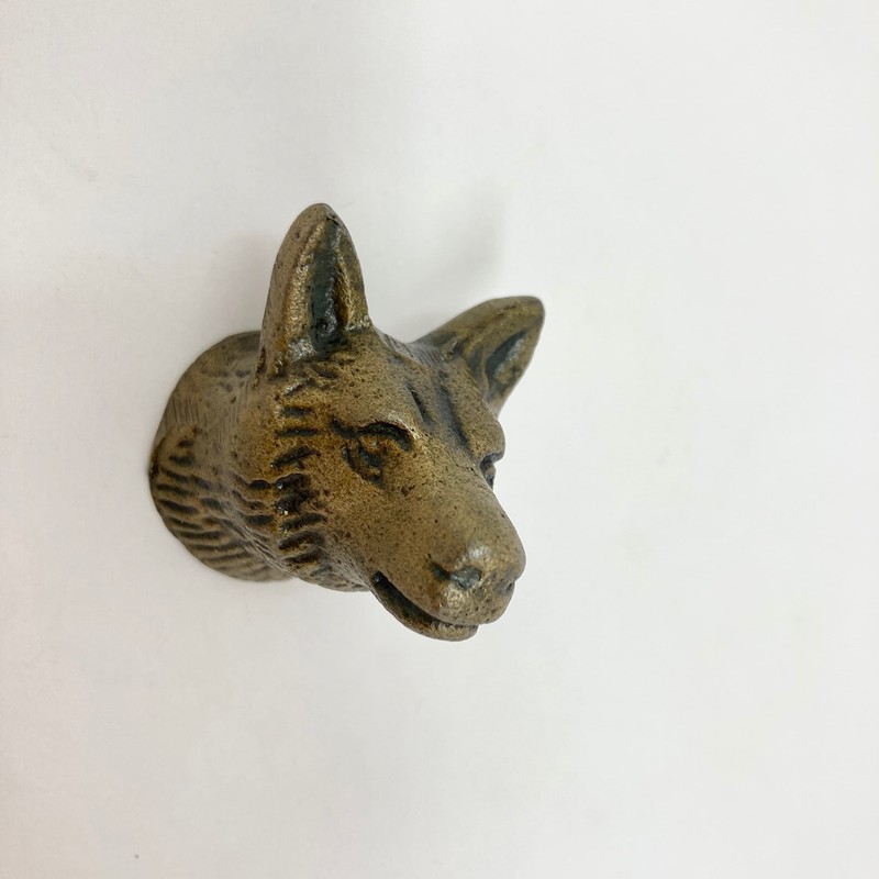 Vintage Antique Iron Bronze Handmade Metal Animal Cupboard Door Knobs,