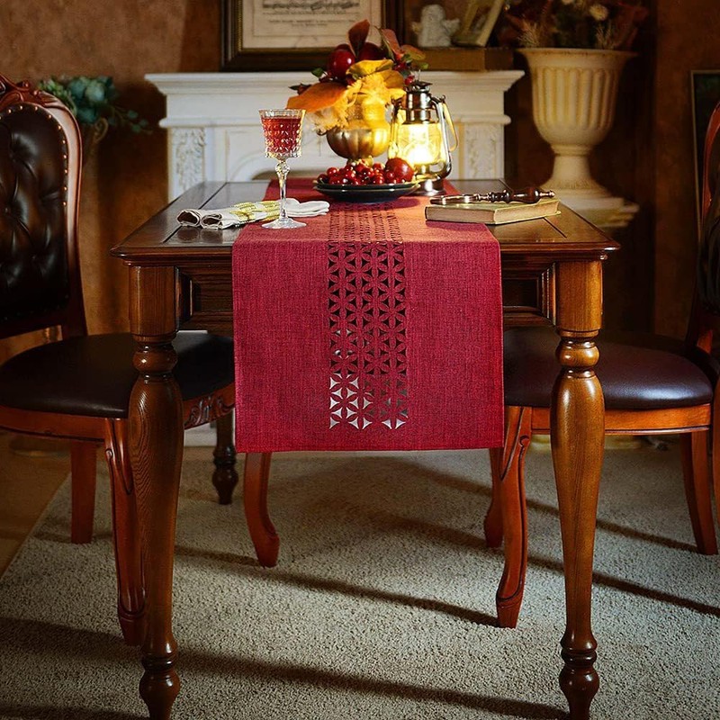 Aomiro Table Runner, Nordic Table Center Cross, Stylish, Table Runner,